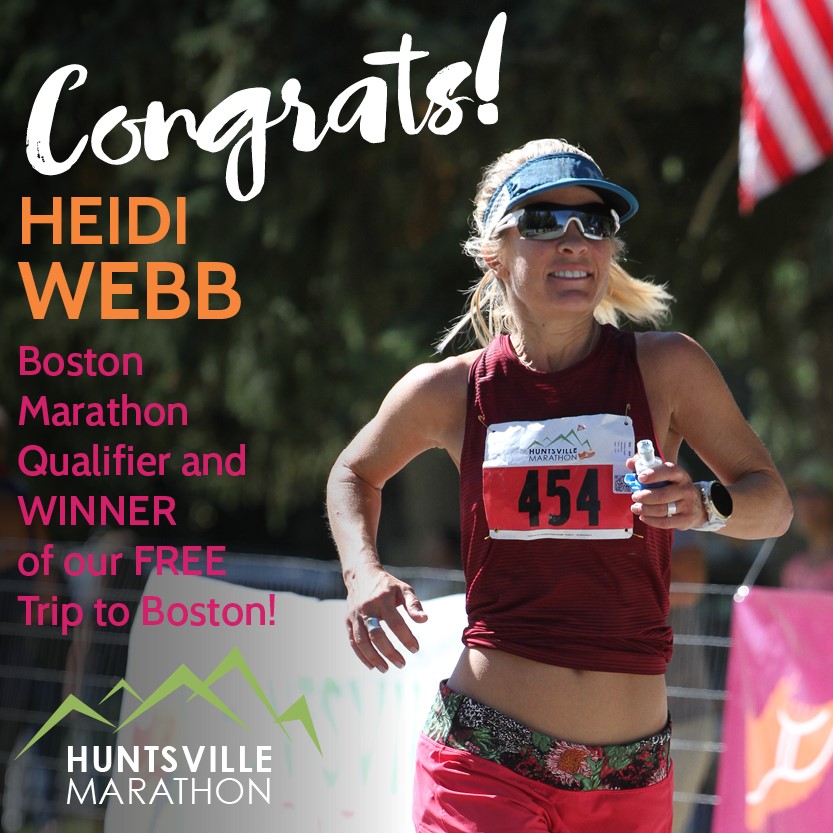 Heidi Webb, Boston Marathon Qualifier, Trip Winner
