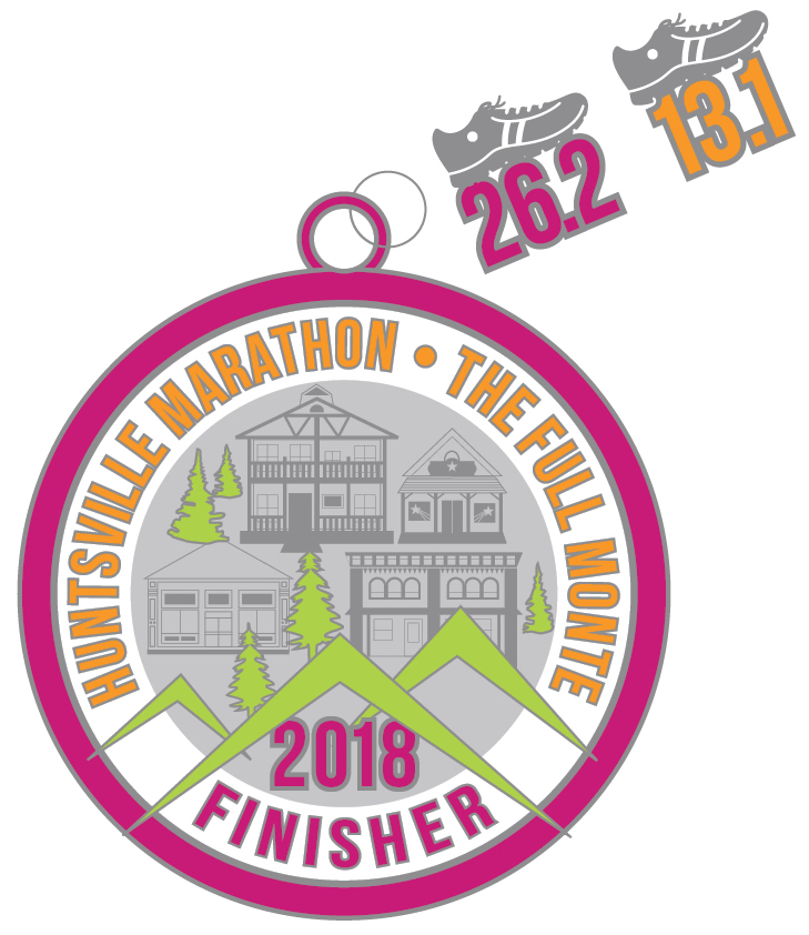 Huntsville Marathon 2018 Medal