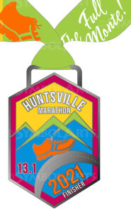 Huntsville Marathon 2021 Medal